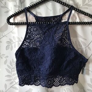 Aerie Lace High-neck Bralette